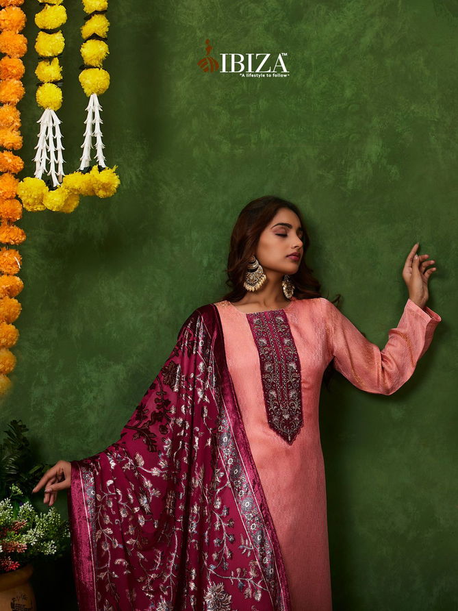 Nemyra By Ibiza Morcco Silk Jacquard Designer Salwar Kameez Wholesale Price In Surat	